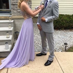 Lavender prom dress